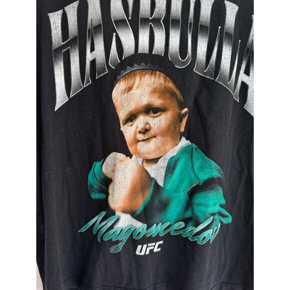 UFC Hasbulla Magomedov Signature Oversized Tee Size S Dark Gray - Picture 2 of 4
